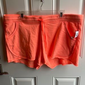 Neon orange Old Navy shorts
